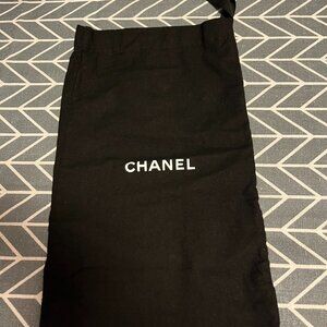 Chanel Black Dustbag 12"X7.5"